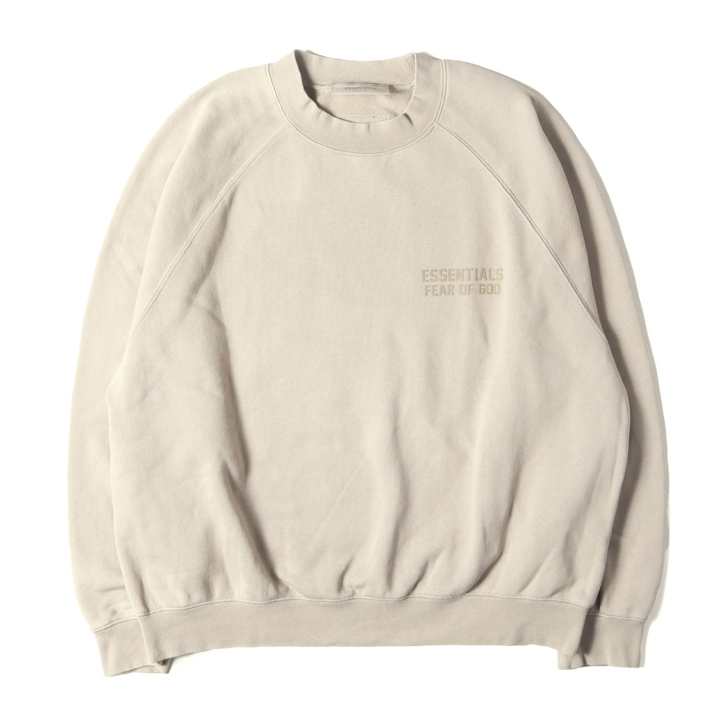 FOG ESSENTIALS フロッキープリント クルーネック スウェット
