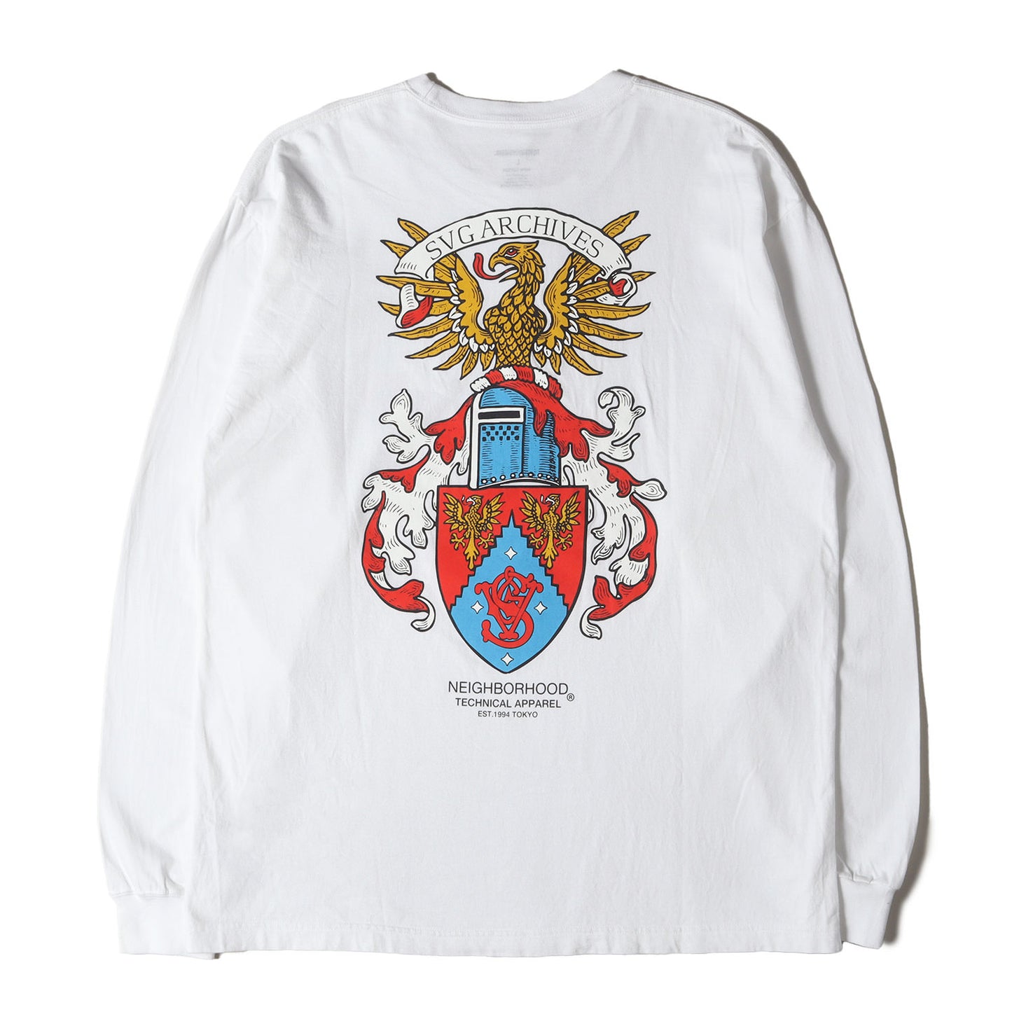 24AW SVG エンブレムロゴ ロングスリーブ Tシャツ(NH . TEE LS-13)