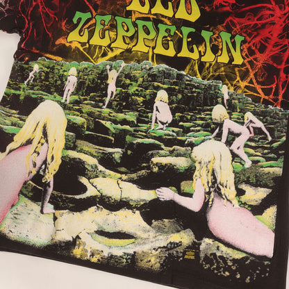 [希少モデル] 90s Led Zeppelin 聖なる館 Houses of the Holy オールオーバー Tシャツ / USA製 Hanes