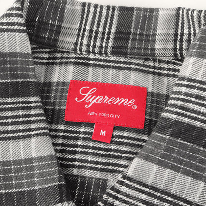 23SS ラメチェック 半袖 ネルシャツ(Metallic Plaid S/S Shirt)