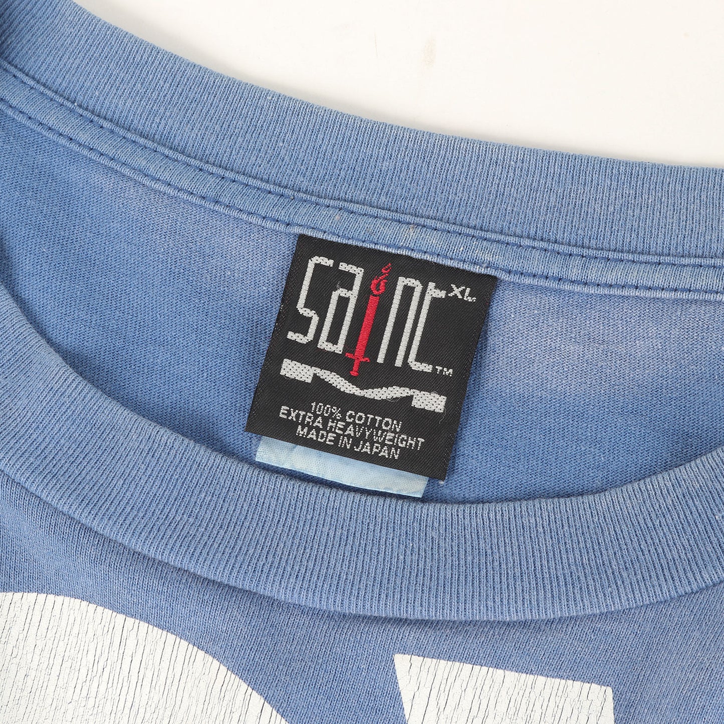 22SS ヴィンテージ加工 メッセージロゴ Tシャツ(SS TEE LOVE FROM SAINT)
