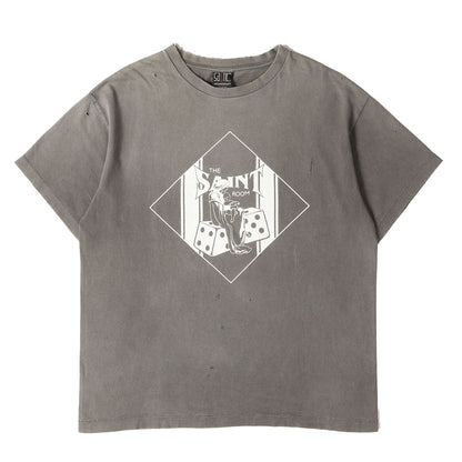 22AW ×Shermer Academy ヴィンテージ加工 Tシャツ(SA SS TEE SAINT ROOM)