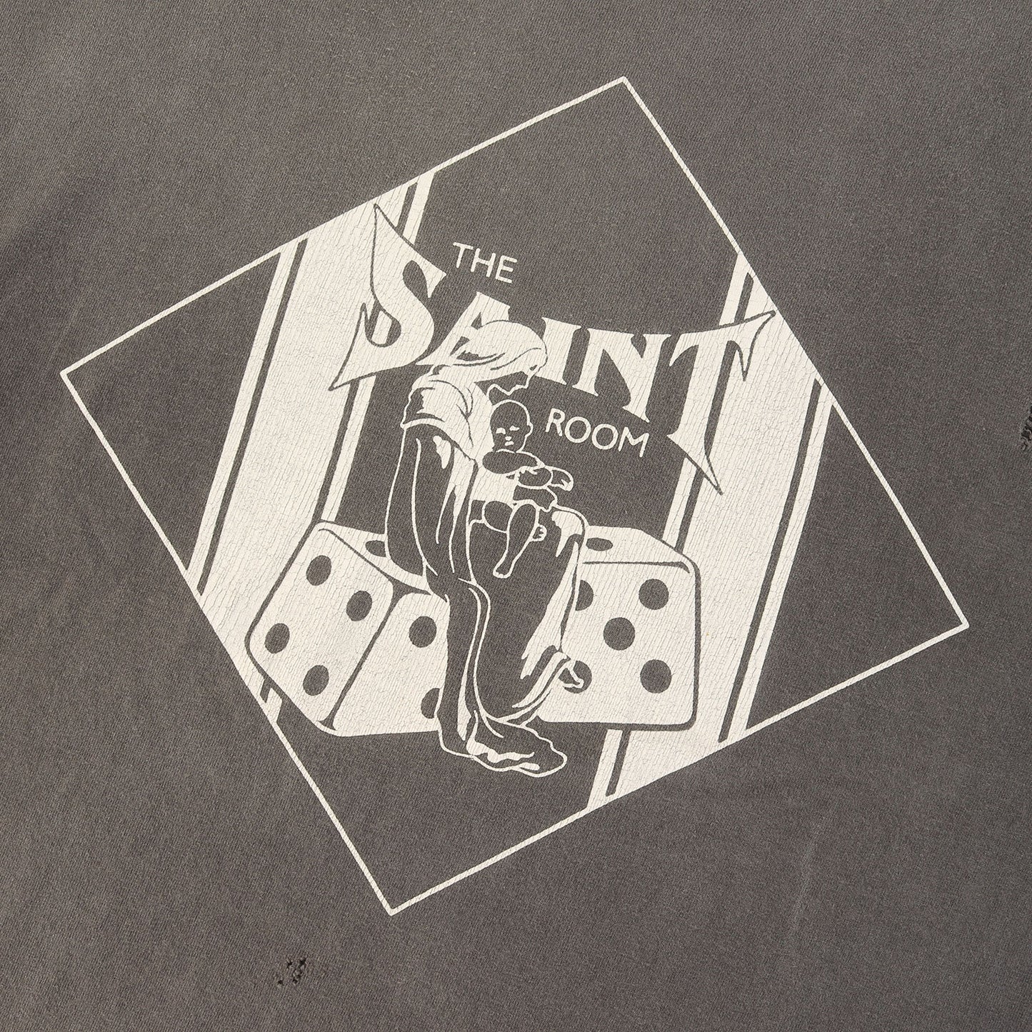 22AW ×Shermer Academy ヴィンテージ加工 Tシャツ(SA SS TEE SAINT ROOM)