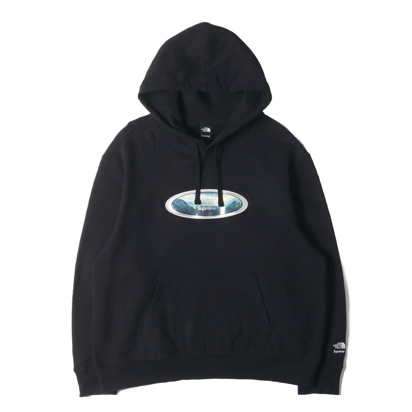 21AW ×THE NORTH FACE レンチキュラーパッチ スウェットパーカー(Lenticular Mountains Hooded Sweatshirt)