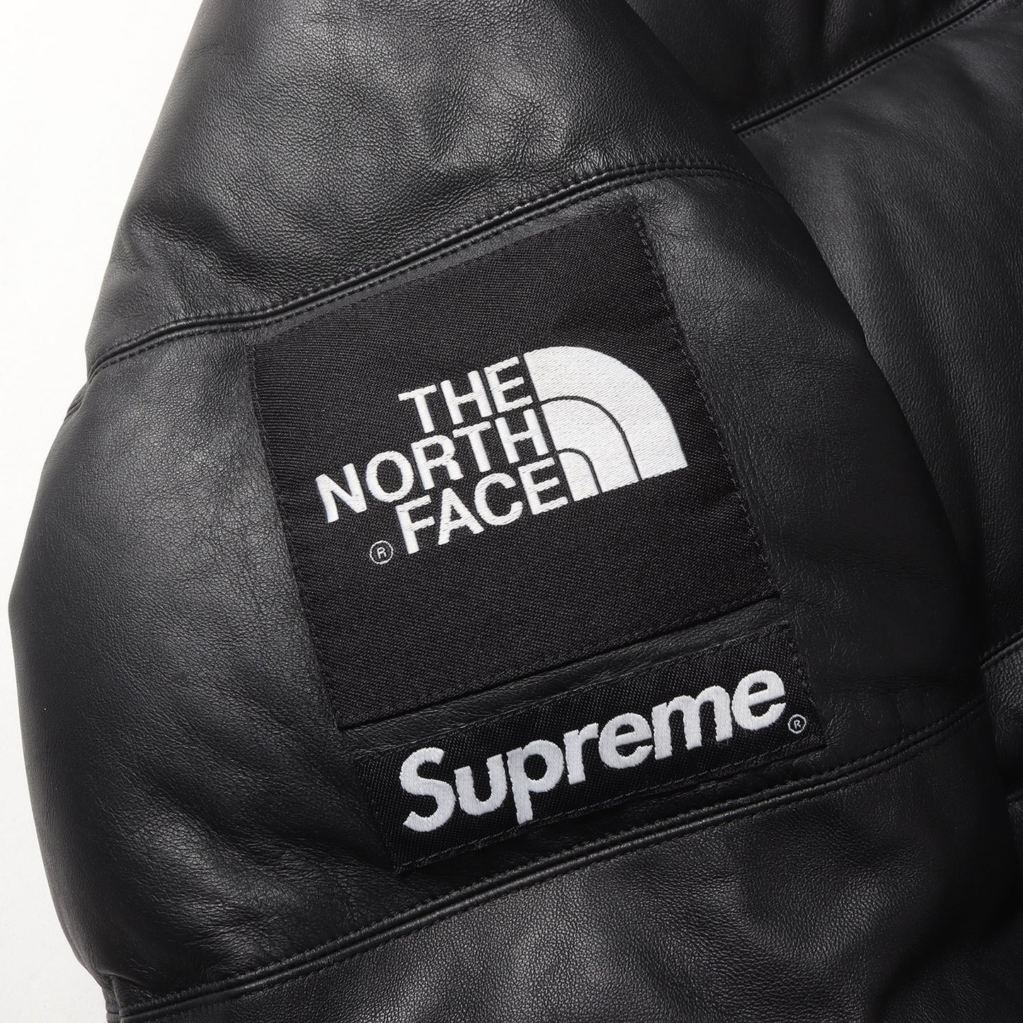 ×THE NORTH FACE シープスキンレザー ヌプシ ダウンジャケット(Leather Nuptse Jacket)