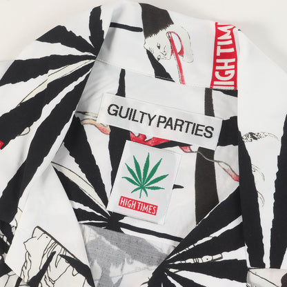 24SS ×HIGHTIMES マリファナ&百鬼夜行図浮世絵 ハワイアンシャツ / アロハシャツ(S/S HAWAIIAN SHIRT)