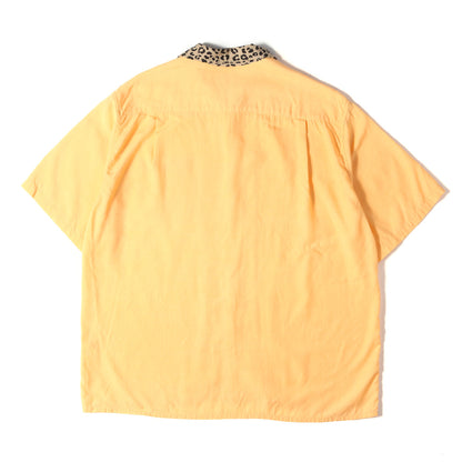 22SS レオパード 2トーン オープンカラー 半袖シャツ(TWO-TONE 50'S SHIRT)