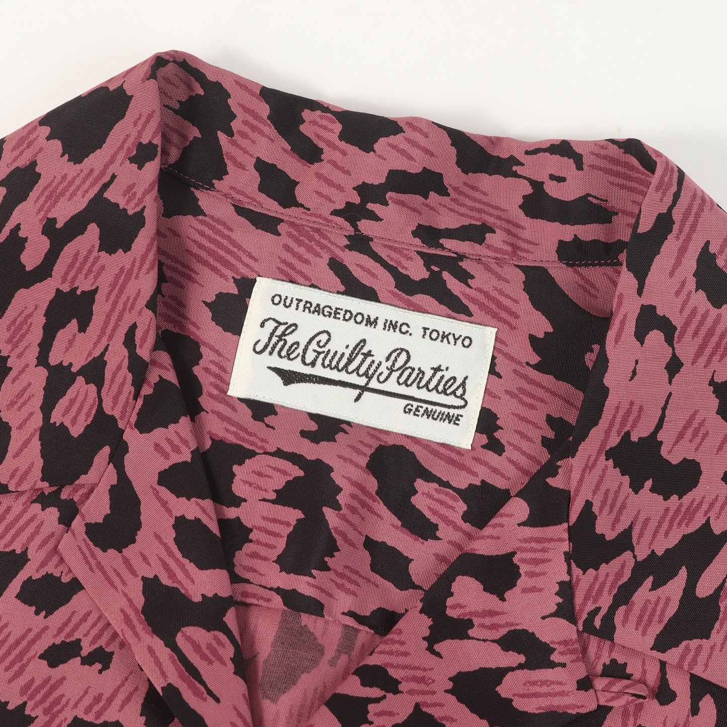 23SS レオパード柄 レーヨン ハワイアンシャツ / アロハシャツ(HAWAIIAN SHIRT S/S)