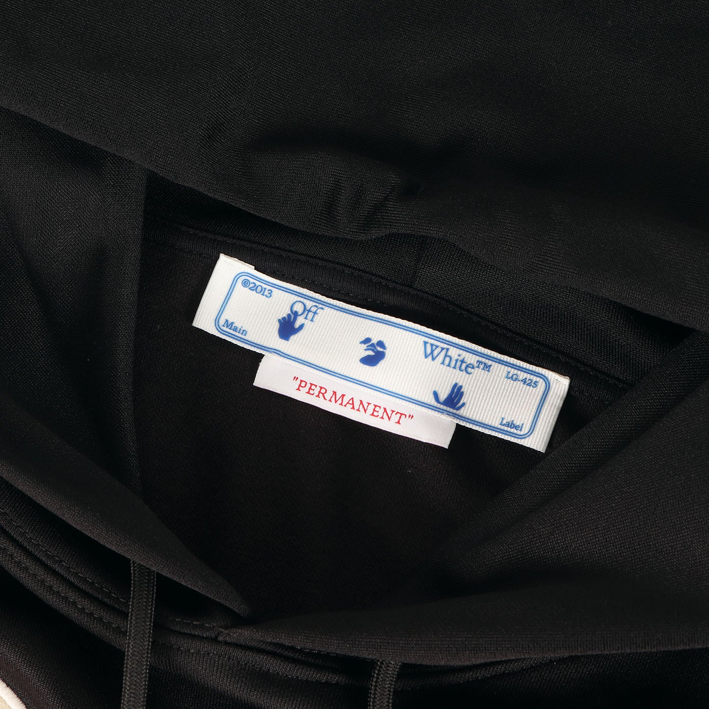 22AW OWパッチ ジャージ プルオーバーパーカー(OW Patch Slim Hoodie Logo patch pullover hoodie)