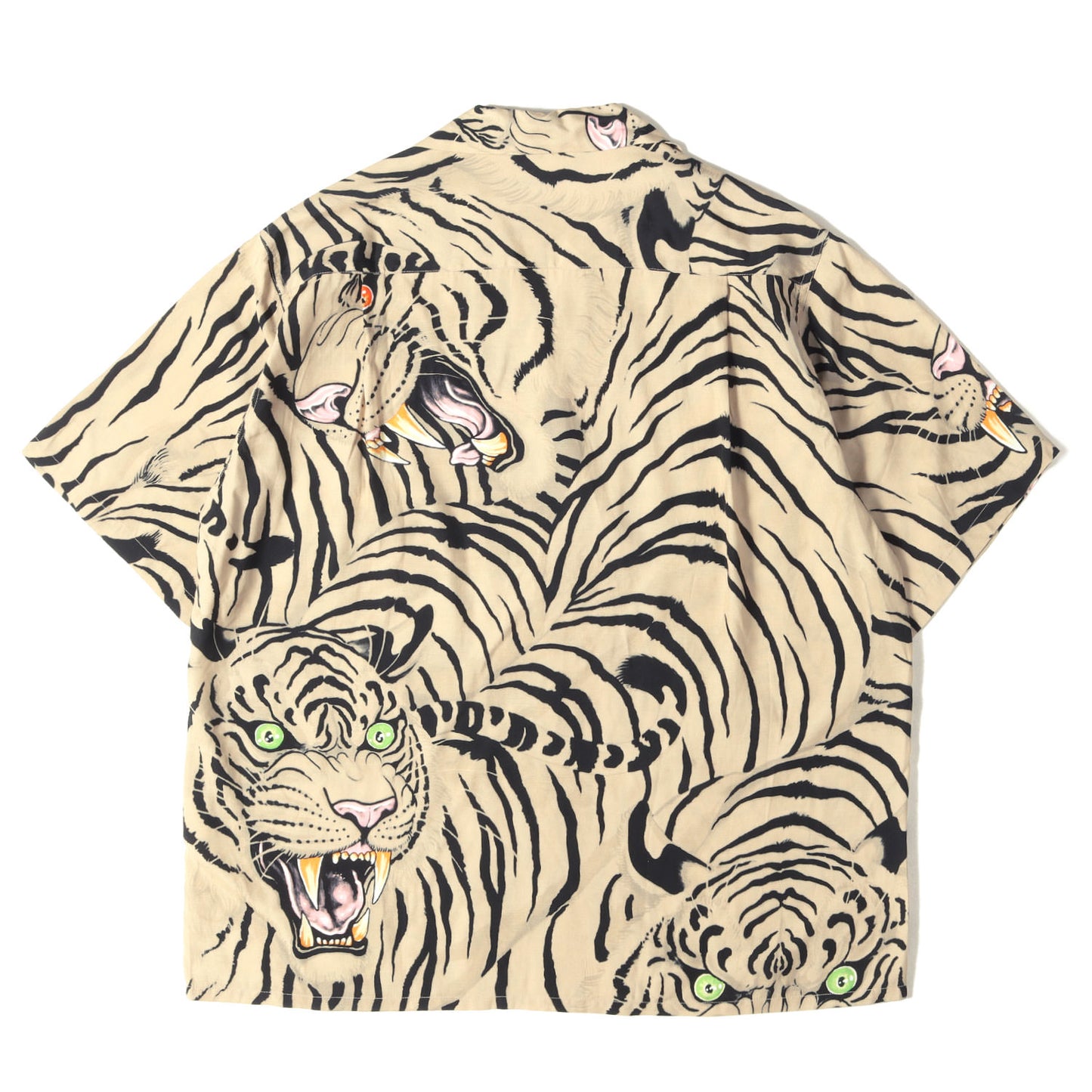 22SS ×TIM LEHI タイガー 虎柄 レーヨン ハワイアンシャツ / アロハシャツ(HAWAIIAN SHIRT)