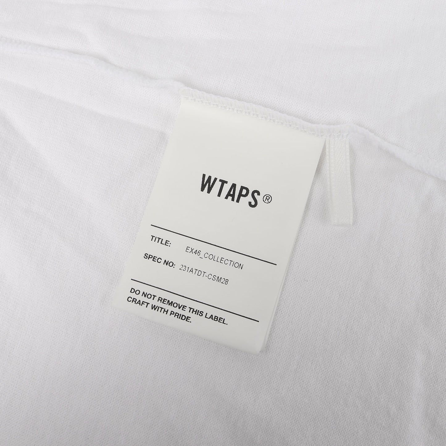 23SS ワンポイント刺繍 クルーネック Tシャツ(SIGN / SS / COTTON)