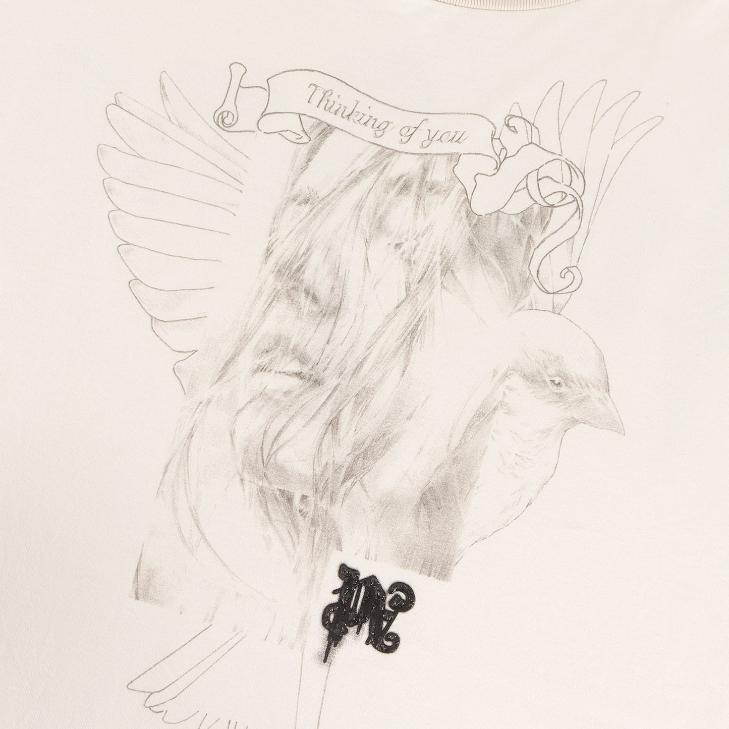 24AW バックロゴ イラストグラフィック オーバーサイズ Tシャツ
