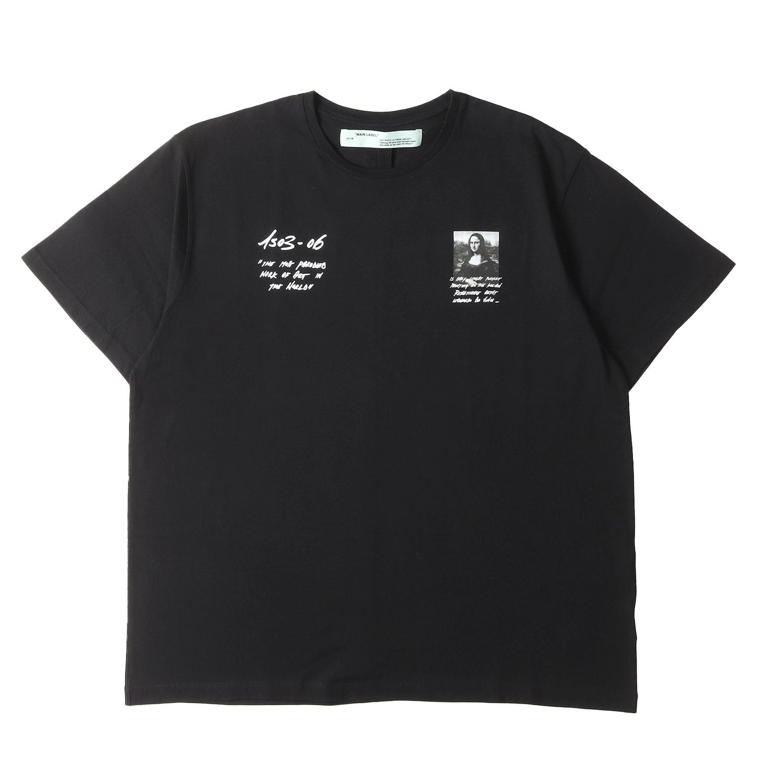 OFF-WHITE (オフホワイト) モナリザ グラフィック オーバーサイズ T 