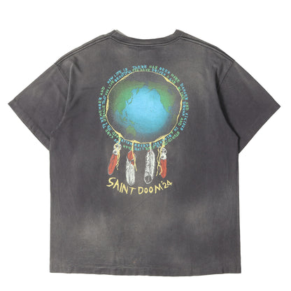 24SS ×LASTMAN ヴィンテージ加工 グラフィック Tシャツ(LM_SS TEE / HOLY GHOST)