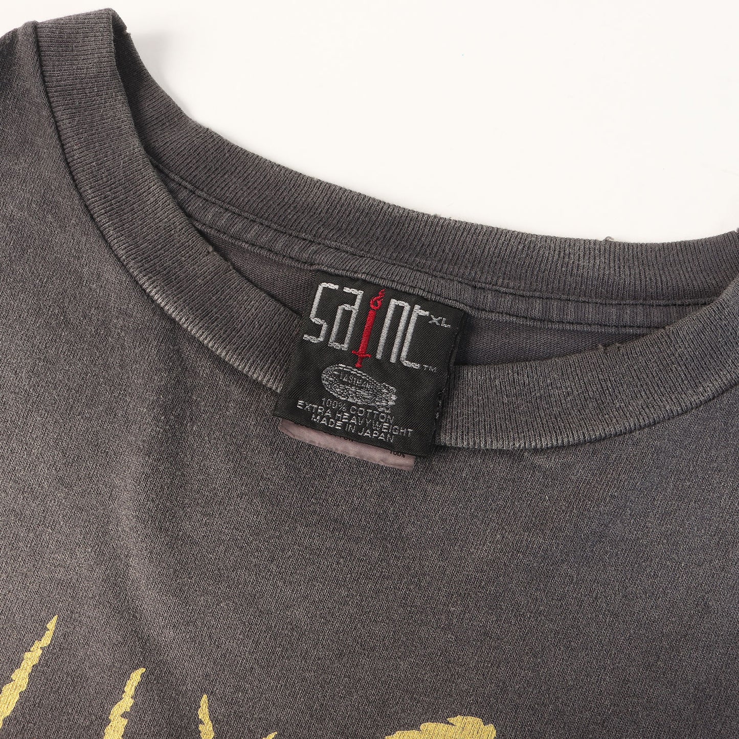 24SS ×LASTMAN ヴィンテージ加工 グラフィック Tシャツ(LM_SS TEE / HOLY GHOST)
