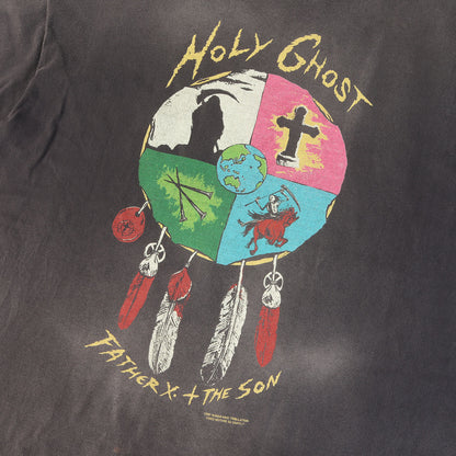 24SS ×LASTMAN ヴィンテージ加工 グラフィック Tシャツ(LM_SS TEE / HOLY GHOST)