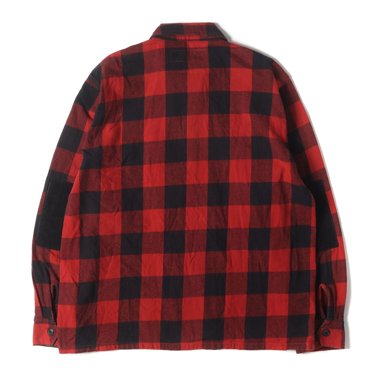 20AW コーデュロイポケット バッファローチェック ヘビー ネルシャツ(L/S BUFFALO CHECK SHIRT)