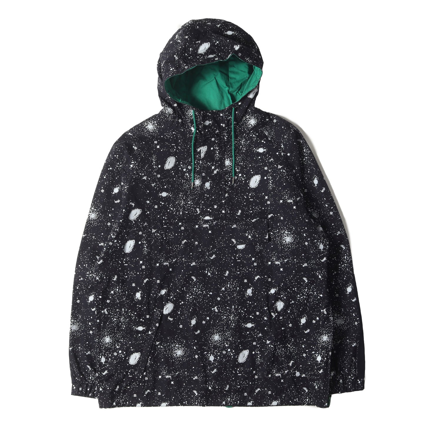 SSリンク&ストックロゴ柄 コットン プルオーバー アノラック ジャケット