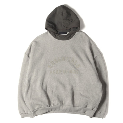 24SS FOG ESSENTIALS ナイロンフード スウェットパーカー(Nylon Fleece Hoodie)