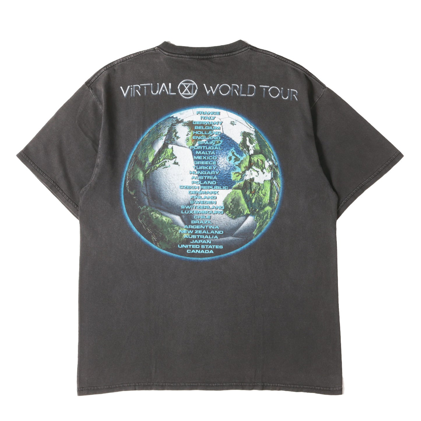 [GOODフェード] 90s IRON MAIDEN Virtual 11 World Tour アイアンメイデン Tシャツ / メキシコ製 TULTEX