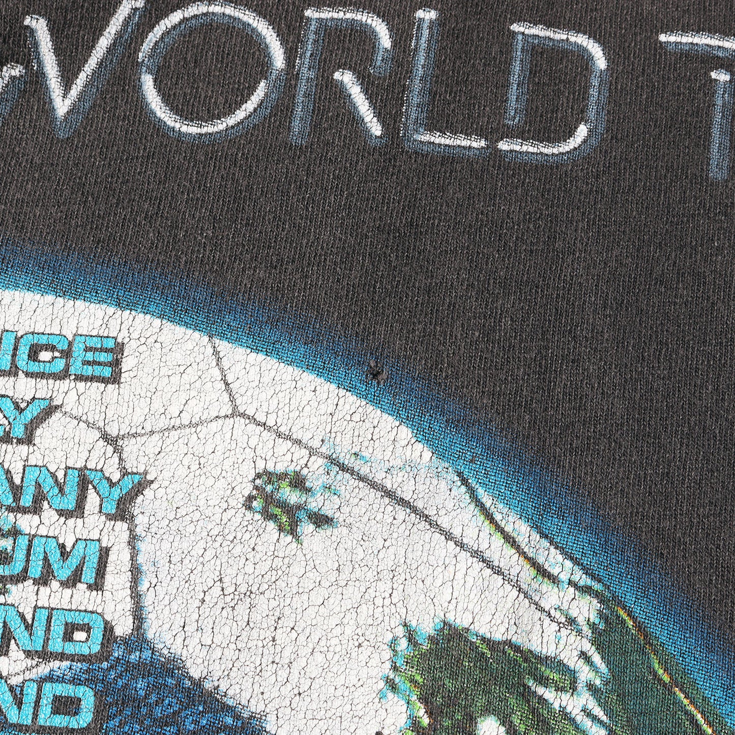 [GOODフェード] 90s IRON MAIDEN Virtual 11 World Tour アイアンメイデン Tシャツ / メキシコ製 TULTEX