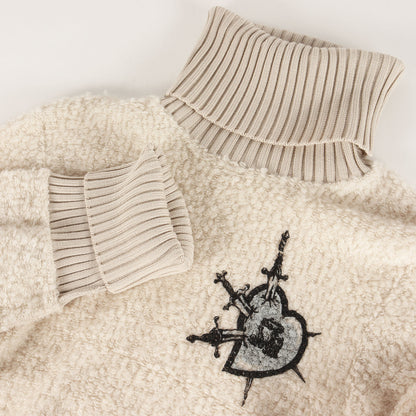 サクレッドハート タートルネック オーバーサイズ ニット セーター