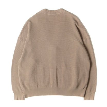 23SS ビッグシルエット ワッフルニット カーディガン(BIG WAFFLE CARDIGAN)