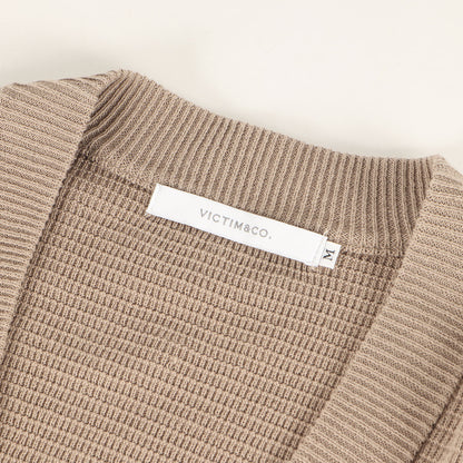 23SS ビッグシルエット ワッフルニット カーディガン(BIG WAFFLE CARDIGAN)