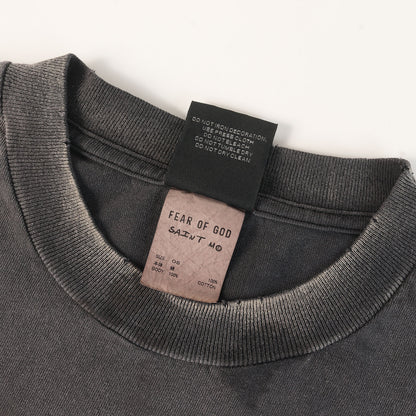 25SS ×FEAR OF GOD ヴィンテージ加工 オーバーサイズ Tシャツ (FG_SS TEE / SNT OF GOD)