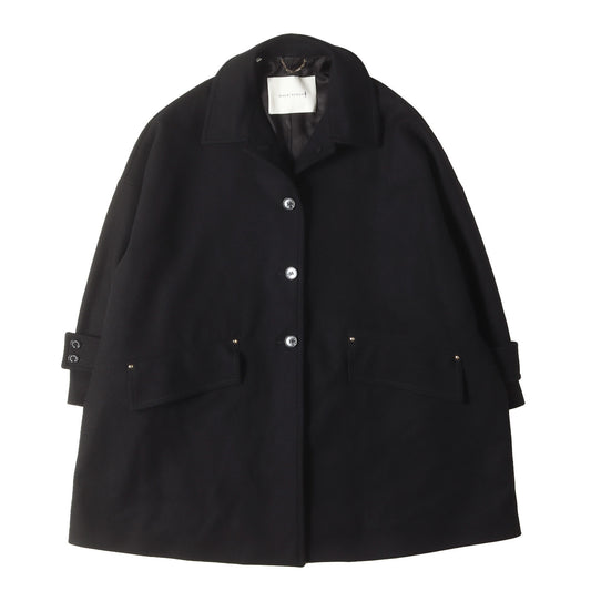 23AW ハンビー オーバーサイズ メルトン ステンカラーコート(HUMBIE)