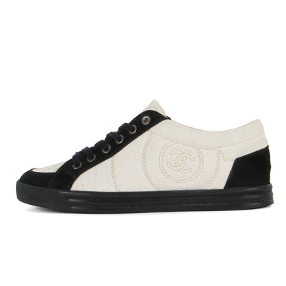 ココマーク キャンバス スウェード スニーカー