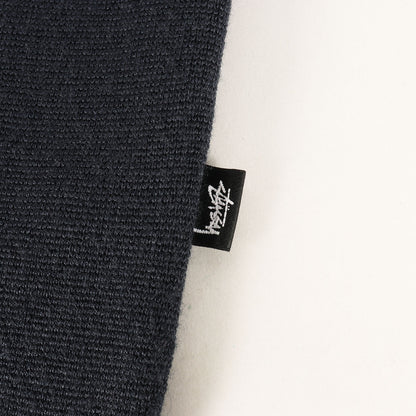 21SS オープンカラー ニット 半袖シャツ(Stripe Edge Knit Shirt)