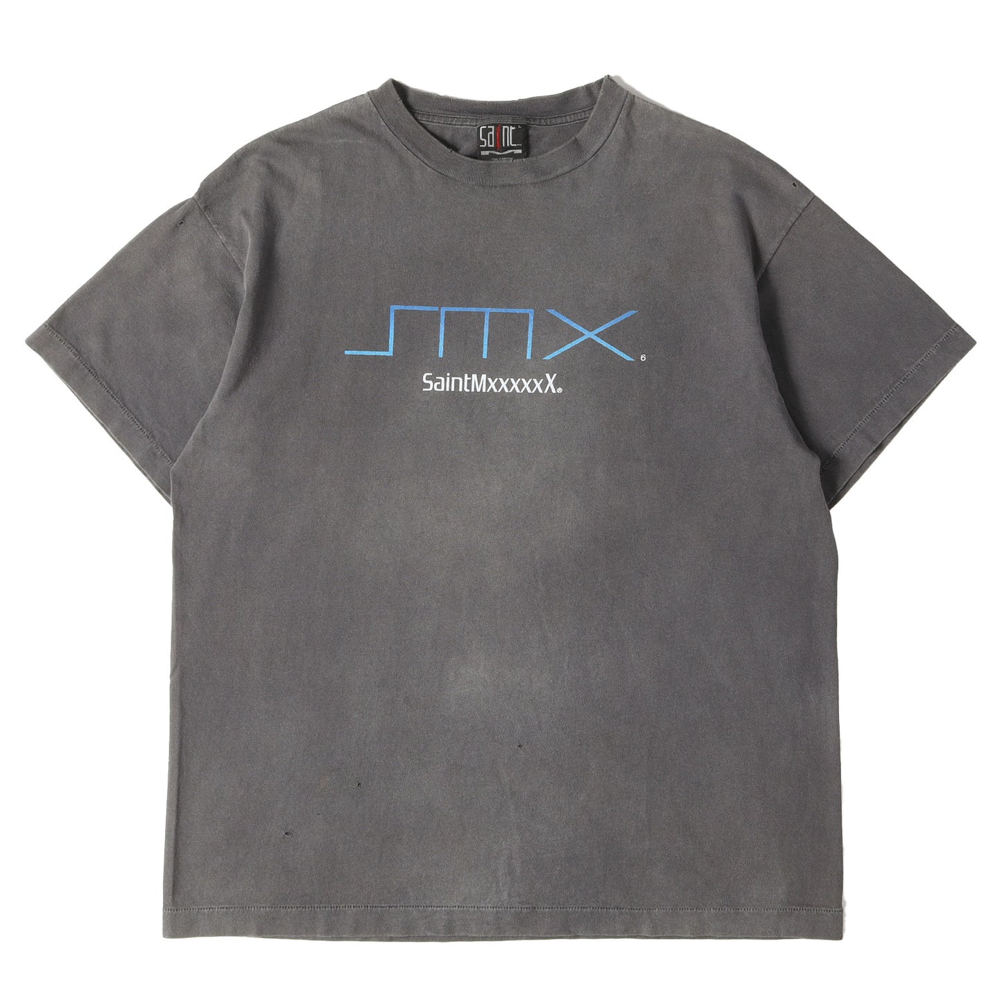 24SS ヴィンテージ加工 プレステロゴ Tシャツ(SS TEE / SM6)