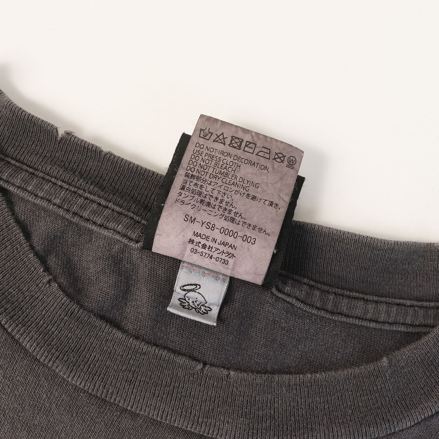 24SS ヴィンテージ加工 プレステロゴ Tシャツ(SS TEE / SM6)
