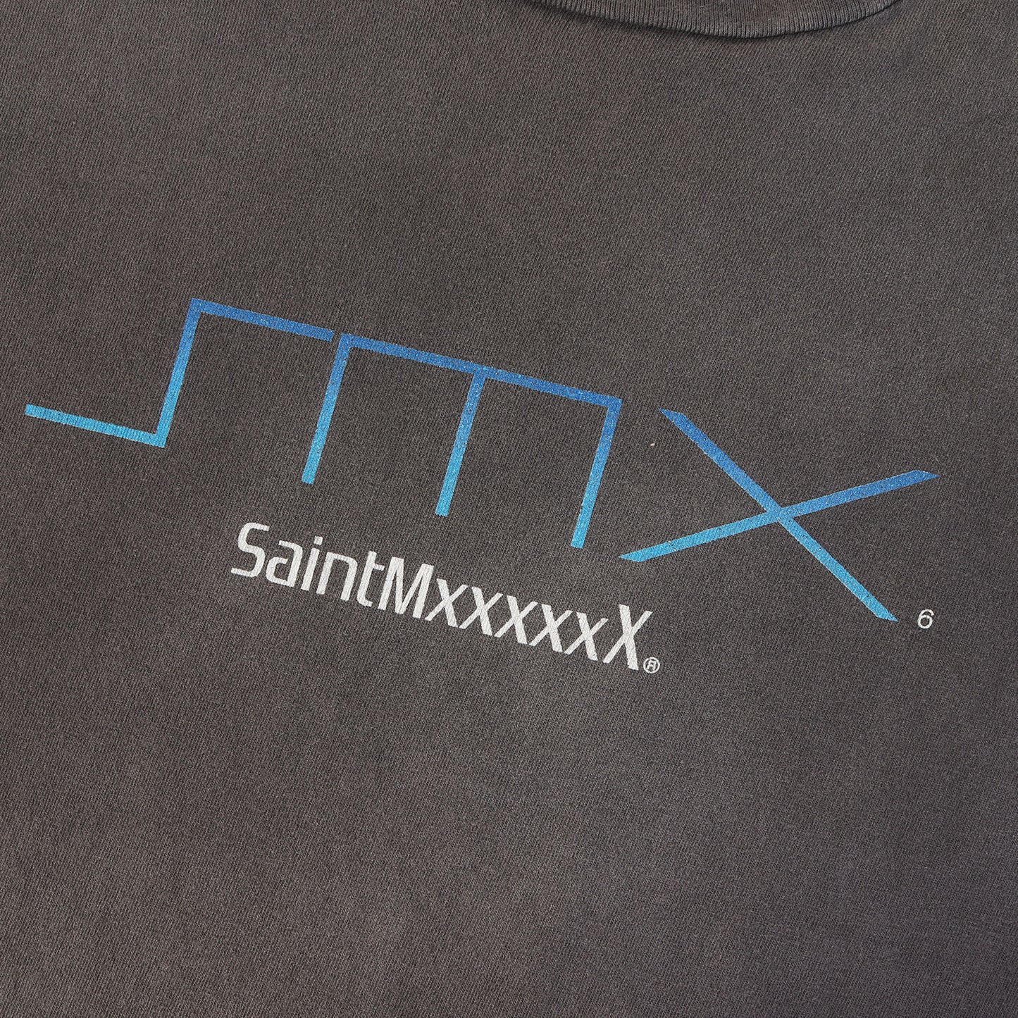 24SS ヴィンテージ加工 プレステロゴ Tシャツ(SS TEE / SM6)