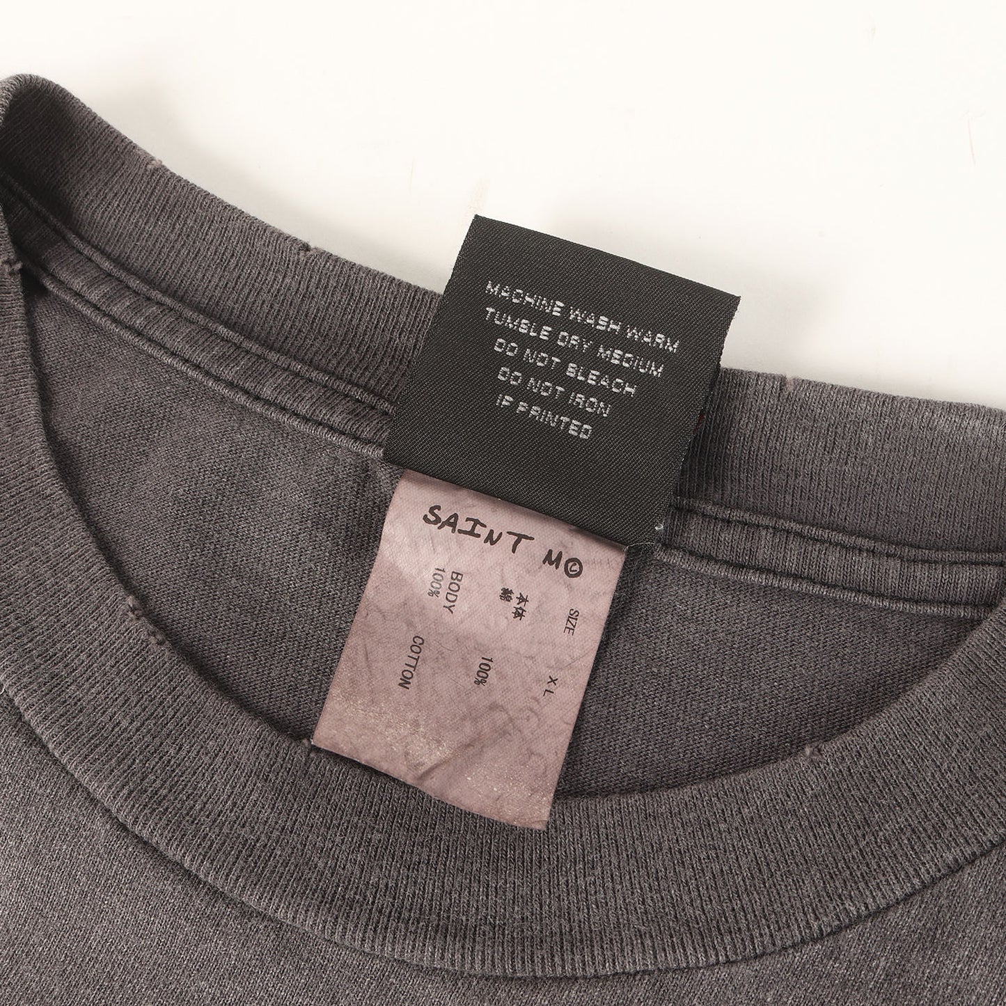 24SS ヴィンテージ加工 マリア&キリスト Tシャツ(SS TEE ON EARTH)