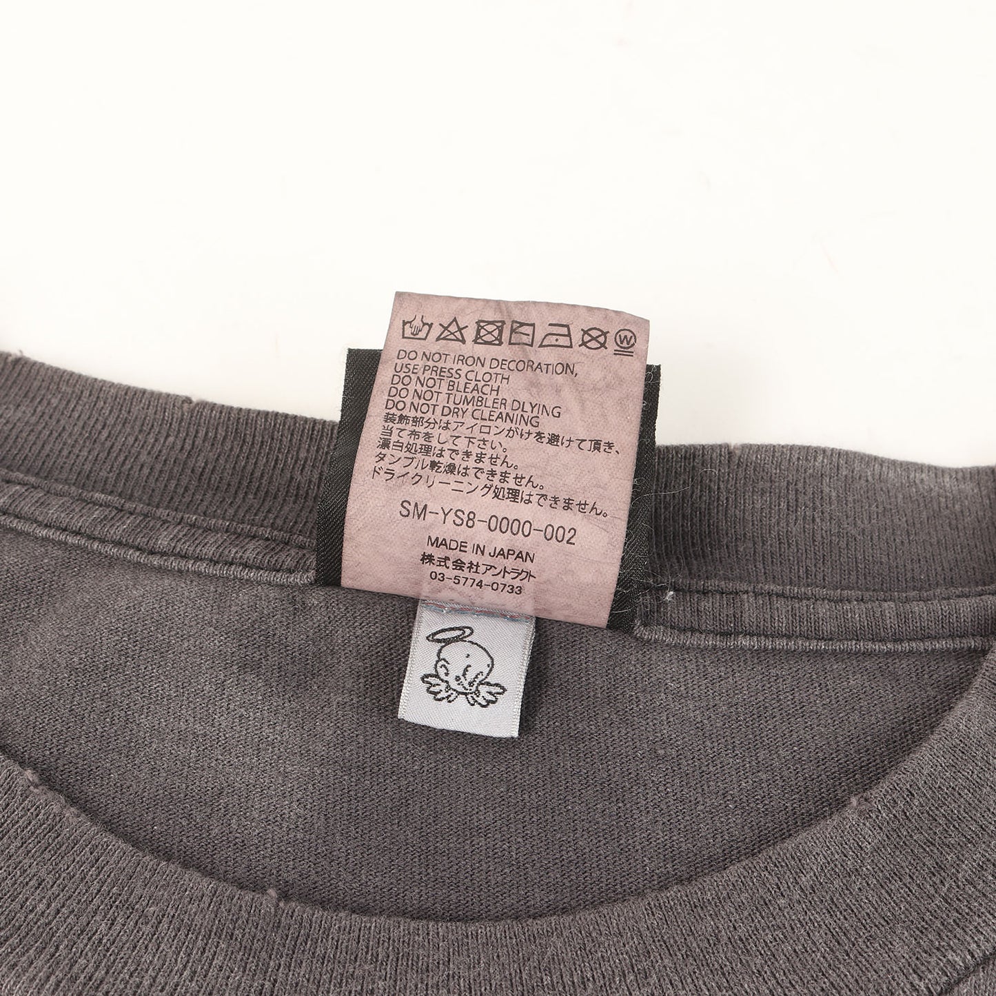 24SS ヴィンテージ加工 マリア&キリスト Tシャツ(SS TEE ON EARTH)