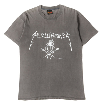 [雰囲気抜群] 90s Metallica METALLI'FUKIN'CA メタリカ Tシャツ / USA製 BROCKUM