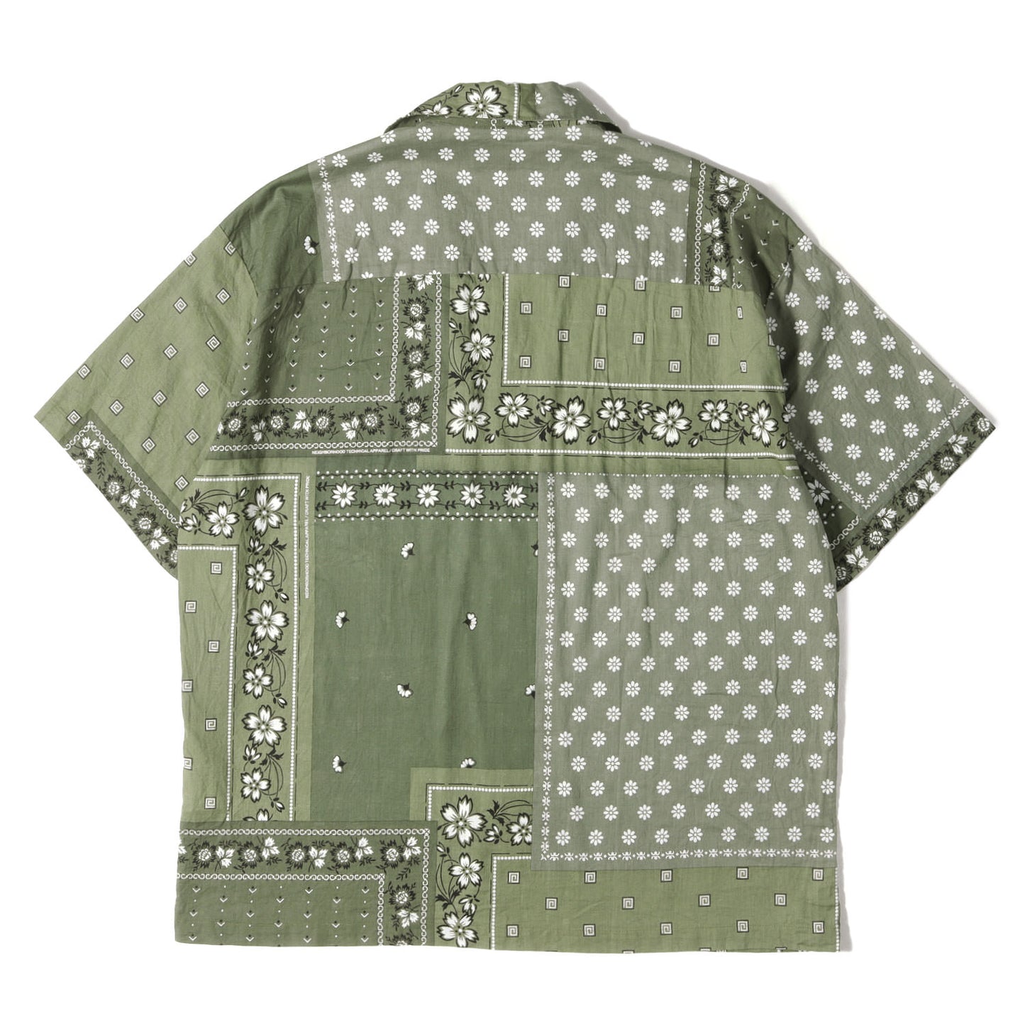 22SS バンダナ柄 オープンカラー 半袖シャツ(BANDANA CHOPPED / C-SHIRT . SS)