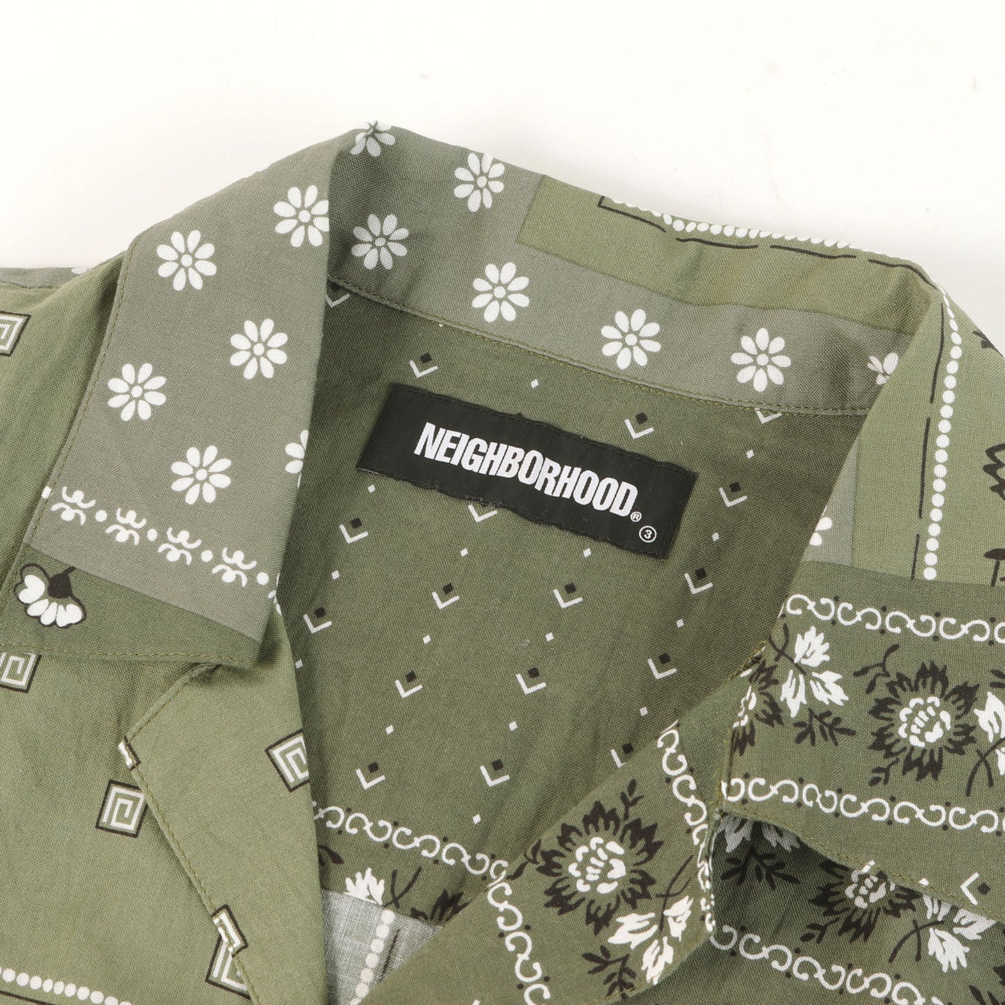 22SS バンダナ柄 オープンカラー 半袖シャツ(BANDANA CHOPPED / C-SHIRT . SS)