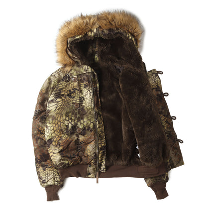 23AW ×ALPHA N-2B 裏ボア フライトジャケット(Kryptek N-2B Short Waist Parka)