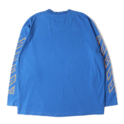 24SS ナンバリングロゴ オーバーサイズ ロングスリーブ Tシャツ(Abloh Long Sleeve T-Shirt)