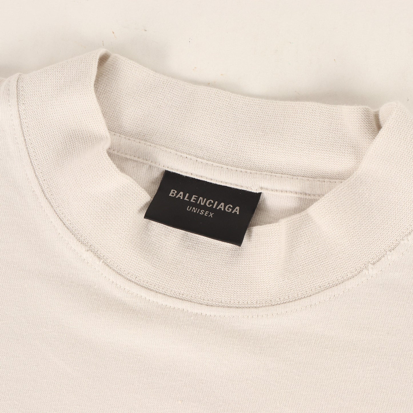 22AW ダメージ加工 Be differentロゴ オーバーサイズ Tシャツ