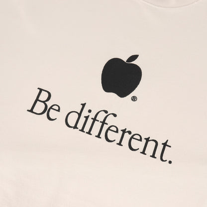 22AW ダメージ加工 Be differentロゴ オーバーサイズ Tシャツ