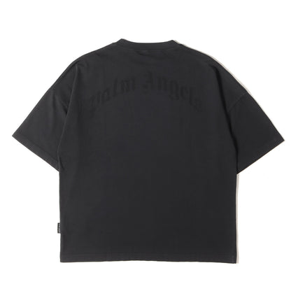 25AW ブランドロゴ オーバーサイズ Tシャツ(CURVED LOGO LOOSE COLLAR T-SHIRT)
