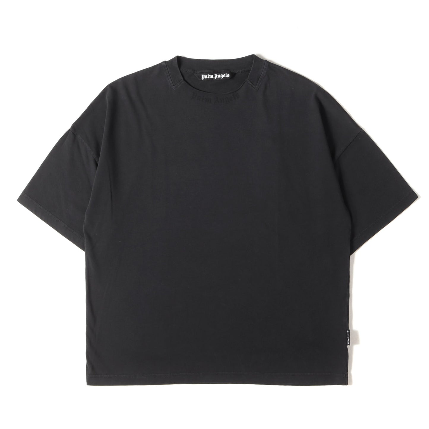 25AW ブランドロゴ オーバーサイズ Tシャツ(CURVED LOGO LOOSE COLLAR T-SHIRT)