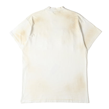 23SS クラッシュダスト加工 ワッペンロゴ オーバーサイズ Tシャツ(SKATER OVERSIZED T-SHIRT)