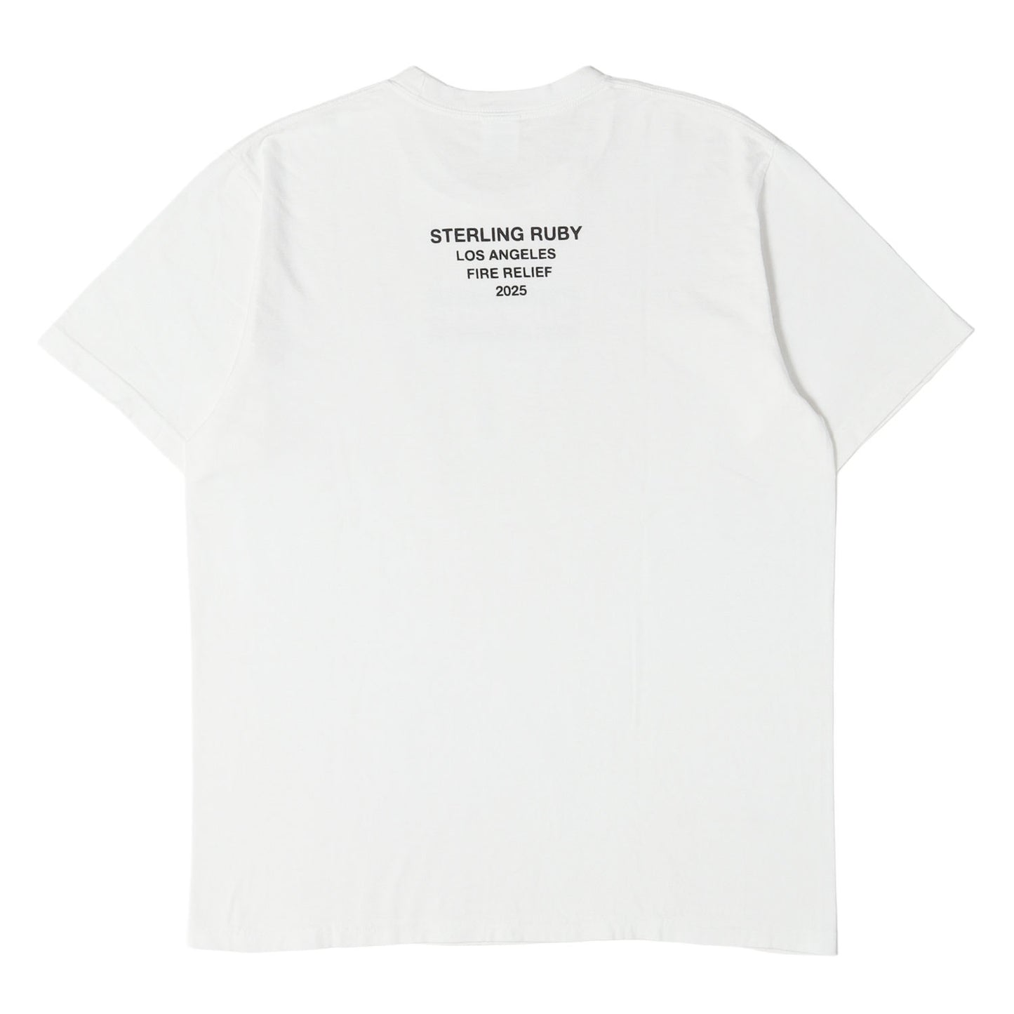 25SS ロサンゼルス チャリティー BOXロゴ Tシャツ(Los Angeles Fire Relief Box Logo Tee)
