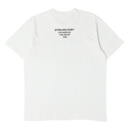25SS ロサンゼルス チャリティー BOXロゴ Tシャツ(Los Angeles Fire Relief Box Logo Tee)