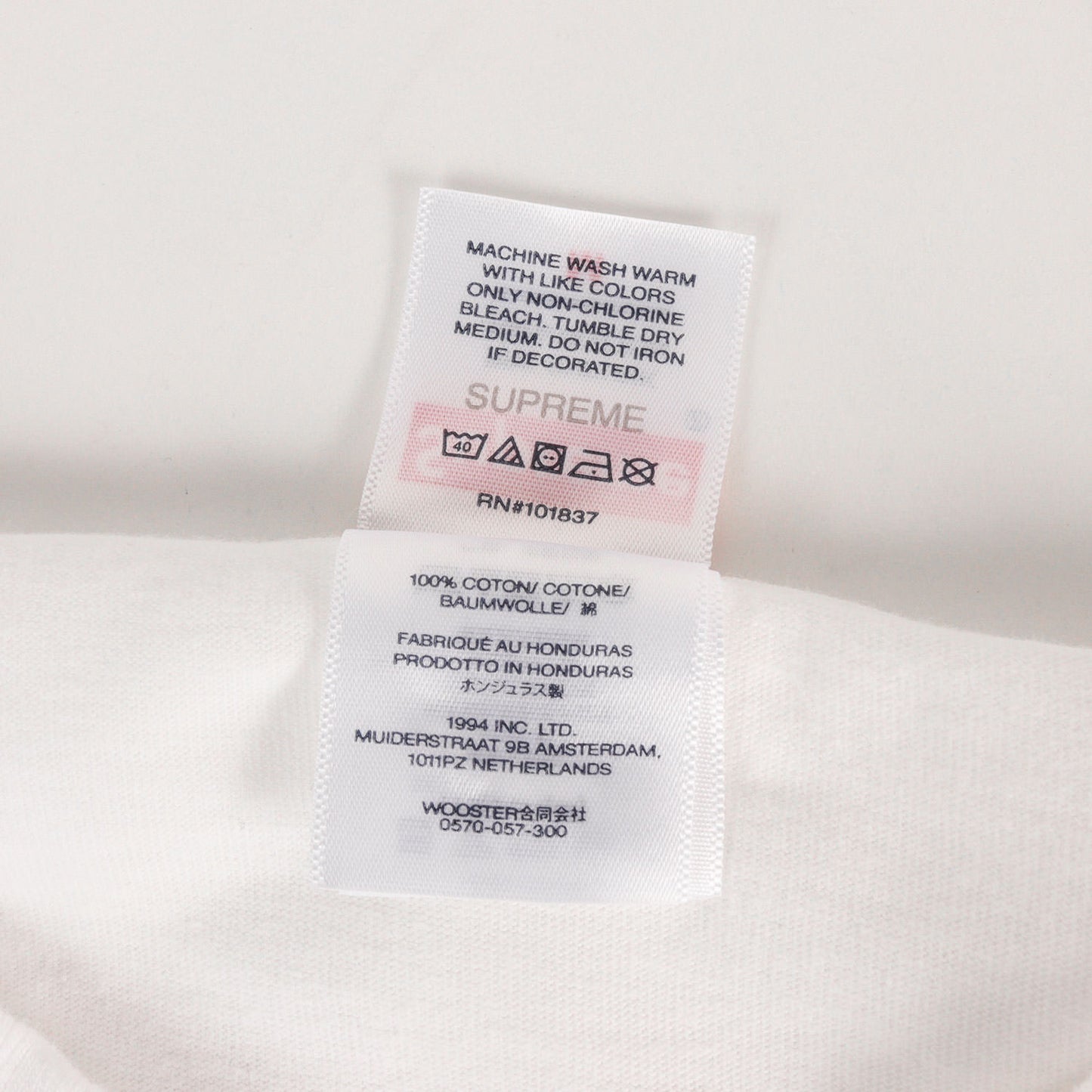 25SS ロサンゼルス チャリティー BOXロゴ Tシャツ(Los Angeles Fire Relief Box Logo Tee)